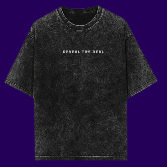 “Mentality Matters” Oversized Washed Black Tee
